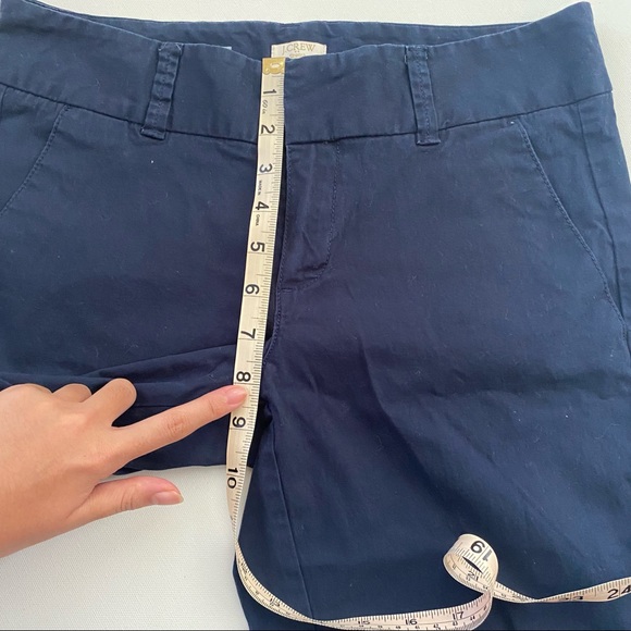 J Crew Frankie Chino Bermuda Shorts in Navy Blue - Picture 10 of 10